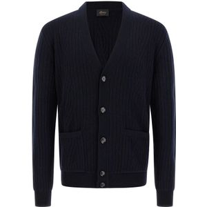 Brioni, Heren, Truien, Blauw, Maat: XL Wol,