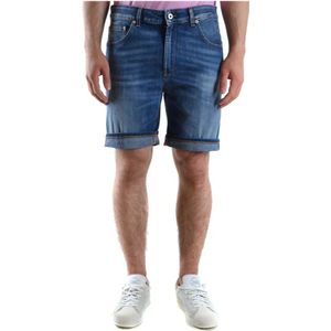 Dondup, Heren, Korte broeken, Blauw, Maat: W31 Katoen,