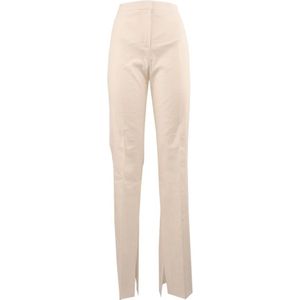 Pinko, Dames, Broeken, Wit, Maat: 2XS Linnen,