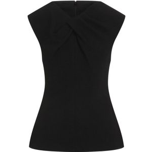 Jil Sander, Dames, Tops, Zwart, Maat: XS Viscose,