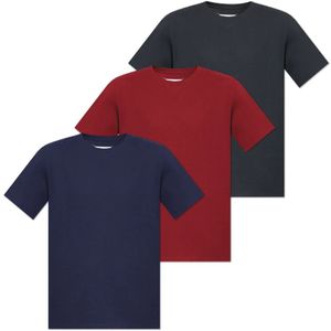 Maison Margiela - T-Shirt - Veelkleurig - Katoen - Regular Fit - Korte Mouwen