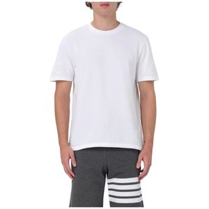 Thom Browne, Heren, Tops, Wit, Maat: 2XL