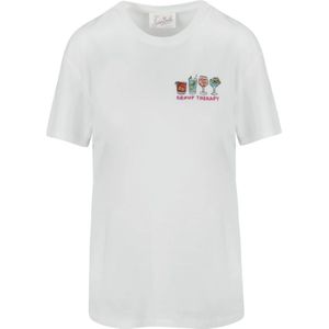 MC2 Saint Barth, Dames, Tops, Wit, Maat: M Jersey,