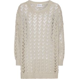 Americandreams, Dames, Truien, Beige, Maat: ONE Size Katoen,