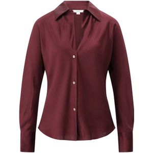Vince, Dames, Blouses & Shirts, Rood, Maat: L Zijde,