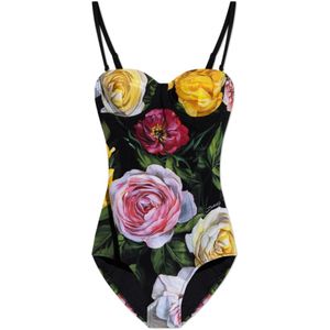 Dolce & Gabbana, Dames, Badkleding, Veelkleurig, Maat: S Polyamide,
