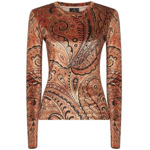 Etro, Dames, Tops, Veelkleurig, Maat: S Poliester,