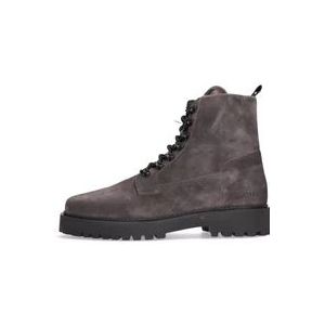 Nubikk Grijze Veterschoenen Logan Harbor , Gray , Heren , Maat: 44 EU