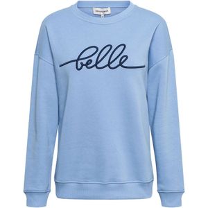 &Co Woman, Dames, Sweatshirts & Hoodies, Blauw, Maat: L Katoen,