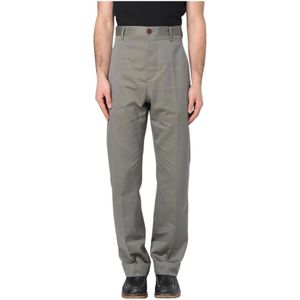 Vivienne Westwood, Heren, Broeken, Grijs, Maat: S