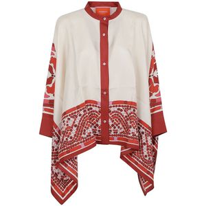 La DoubleJ, Dames, Blouses & Shirts, Veelkleurig, Maat: L Zijde,