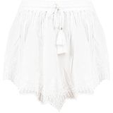 Pepe Jeans - Korte Broek - Blauw - Viscose - Met Elastische Tailleband