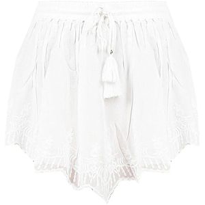 Pepe Jeans - Korte Broek - Blauw - Viscose - Met Elastische Tailleband