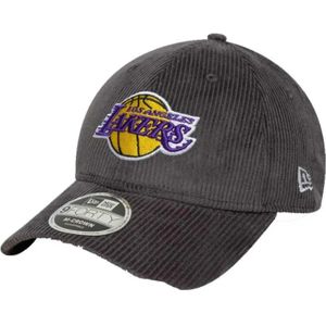 New Era - LA Lakers Corduroy Cap - Grijs - Heren - Katoen