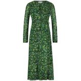 Fabienne Chapot - Elegante Natalie Jurk - Groen - Dames - Midi-jurk - Polyester