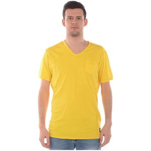 Daniele Alessandrini, Heren, Tops, Geel, Maat: XL Katoen,