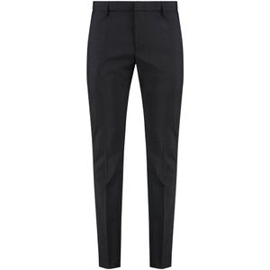 Dondup, Heren, Broeken, Grijs, Maat: W30 Wol,