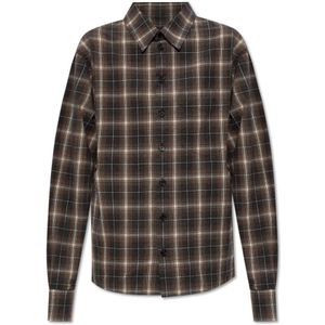 Dsquared2, Dames, Blouses & Shirts, Bruin, Maat: M Katoen,