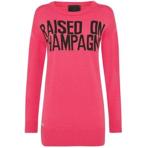 Philipp Plein, Dames, Jurken, Roze, Maat: S Wol,