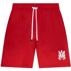 Amiri, Heren, Badkleding, Rood, Maat: XL Poliester,