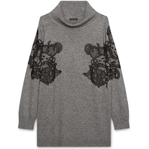 Fiorella Rubino, Dames, Truien, Grijs, Maat: XS Wol,