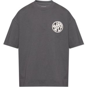 AllSaints, Heren, Tops, Grijs, Maat: S Katoen,