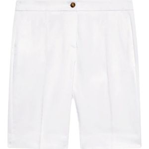 Elena Mirò, Dames, Korte broeken, Wit, Maat: 4XL