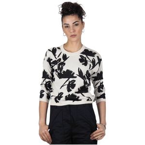 Alessia Santi, Dames, Truien, Veelkleurig, Maat: S Katoen,