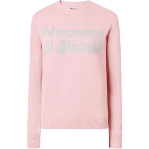 MC2 Saint Barth, Dames, Truien, Roze, Maat: L Wol,