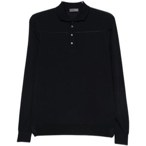 Drumohr, Heren, Tops, Blauw, Maat: L