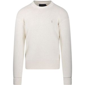 Ralph Lauren - Clubhouse Cream - Ronde Hals Trui - Wit