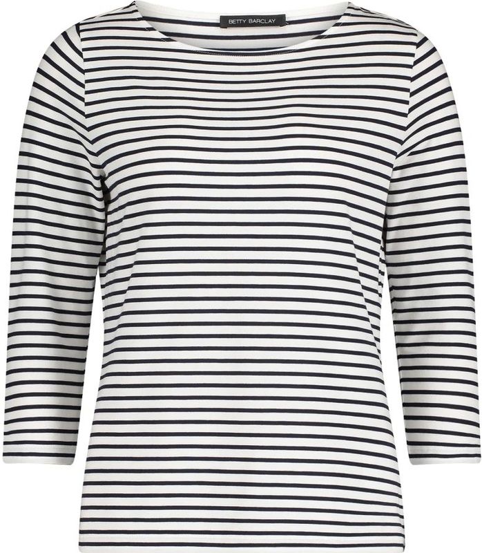 Betty Barclay, Dames, Tops, Wit, Maat: S Leer,