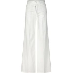 Raffaello Rossi, Dames, Broeken, Wit, Maat: XL Linnen,