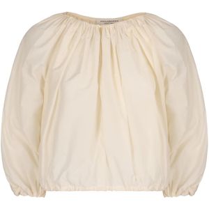 Philosophy di Lorenzo Serafini, Dames, Blouses & Shirts, Beige, Maat: S Katoen,
