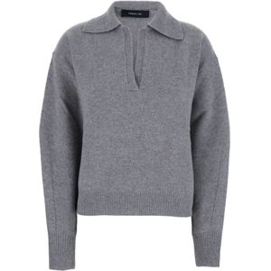 Federica Tosi, Dames, Truien, Grijs, Maat: 2XS Wol,