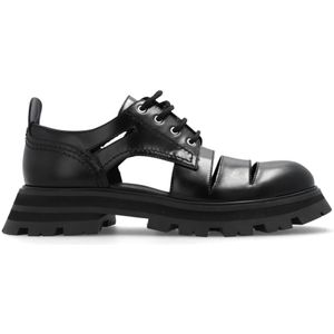 Alexander McQueen, Dames, Schoenen, Zwart, Maat: 37 EU Leer,