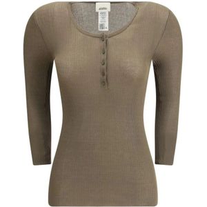 Isabel Marant, Dames, Truien, Groen, Maat: S Katoen,