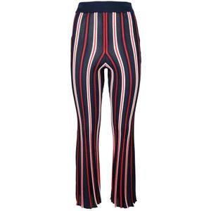 Elisabetta Franchi, Dames, Broeken, Veelkleurig, Maat: S Viscose,