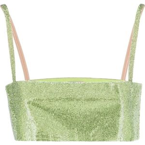 Nué, Dames, Tops, Groen, Maat: S Zijde,