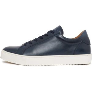 Boggi Milano - Leren Sneakers - Blauw - Navy Blue