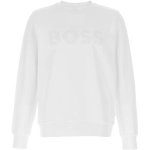 Hugo, Heren, Sweatshirts & Hoodies, Wit, Maat: L Katoen,