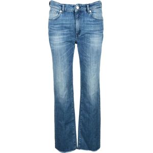 Love Moschino, Dames, Jeans, Blauw, Maat: W28 Katoen,
