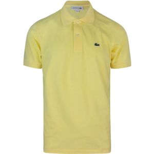 Lacoste, Heren, Tops, Geel, Maat: S Katoen,