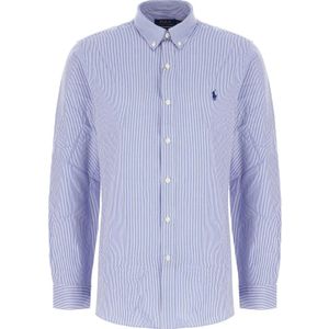 Polo Ralph Lauren, Heren, Overhemden, Blauw, Maat: S