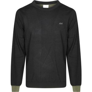 Sun68, Heren, Truien, Zwart, Maat: M