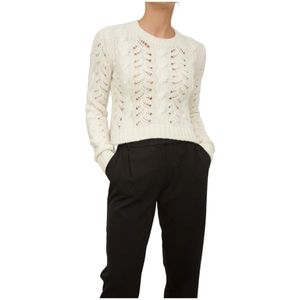 Marella, Dames, Truien, Wit, Maat: M Wol,