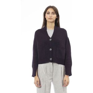 Alpha Studio, Dames, Truien, Paars, Maat: S