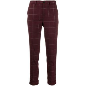 Liu Jo, Dames, Broeken, Rood, Maat: S Viscose,