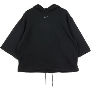 Nike, Dames, Sweatshirts & Hoodies, Zwart, Maat: XS Katoen,