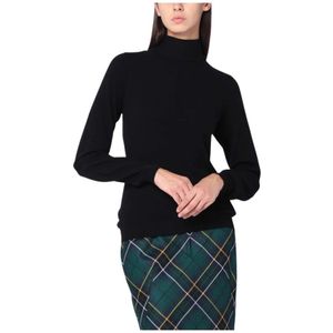 Moschino, Dames, Truien, Zwart, Maat: S Wol,